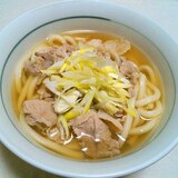 具は２つだけッ！！豚肉ネギおうどん♡